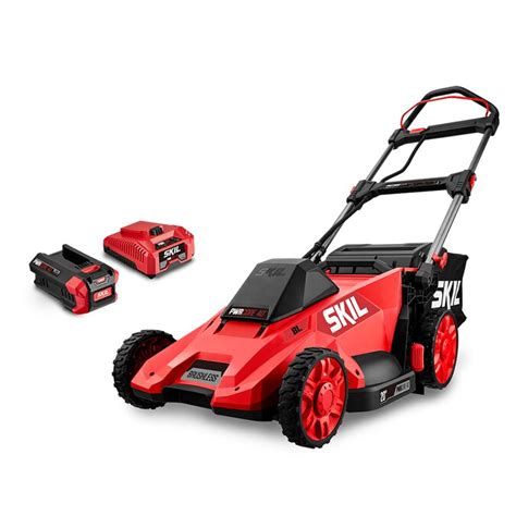 <strong>electric</strong> shock or damage to the charger if metal items should fall into the opening. . Skil electric lawn mower